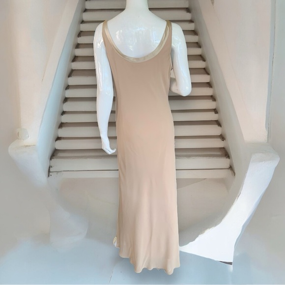 PATRA MAXI BEIGE SLIP DRESS. WOMEN’S SIZE 12 - Picture 2 of 6